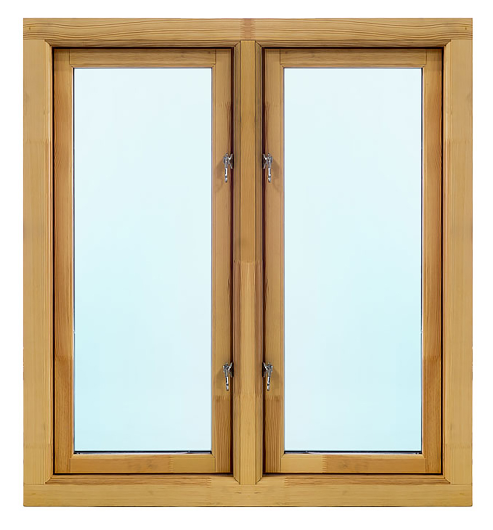 2-glasfönster Trä utåtgående - 2-Luft - Omålat - U-värde 1.3 + Karmhylsor 2-glasfönster Trä utåtgående - 2-Luft - Omålat - U-värde 1.3 + Karmhylsor