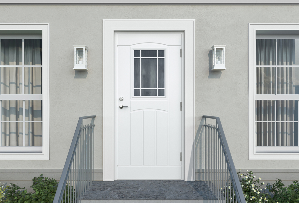 Ytterd�rr Everlyn - med glas + Tryckespaket