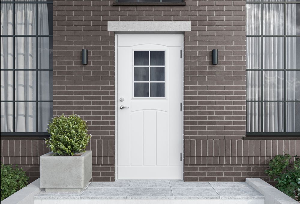 Ytterd�rr Everlyn - med f�nster + Karmhylsor