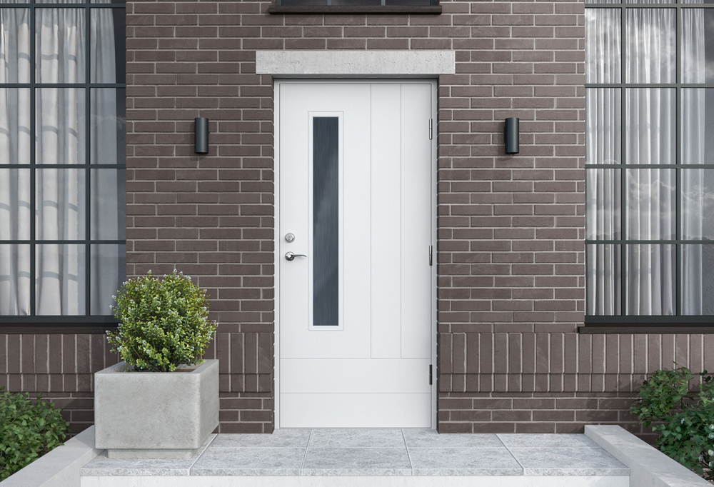 Ytterdörr Denise - med smalt fönster + Karmhylsor Ytterdörr Denise - med smalt fönster + Karmhylsor