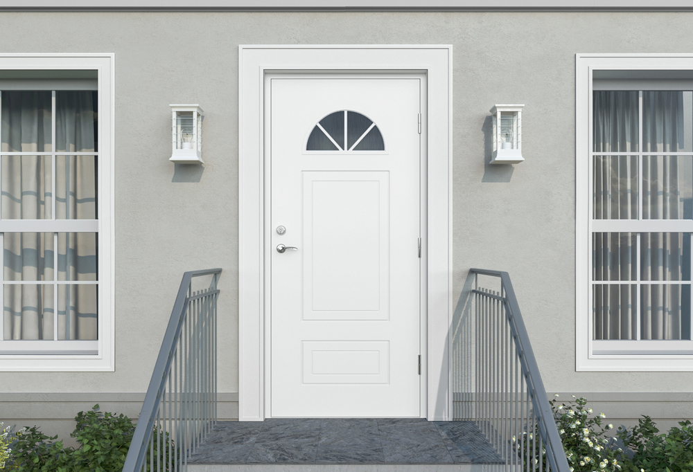 Ytterd�rr Felicia - med halvm�ne f�nster