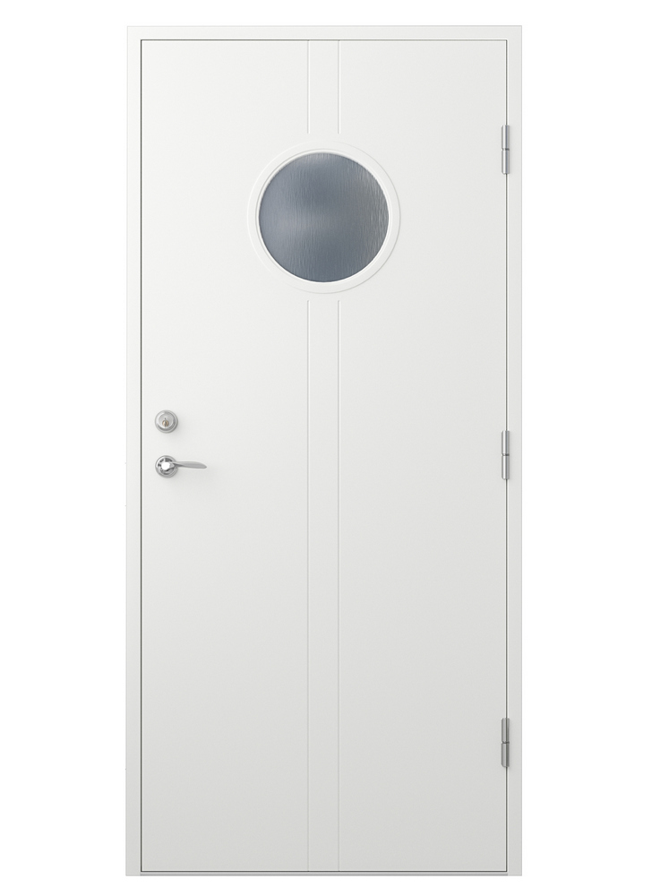 Ytterdörr Oknö - med glas + Tryckespaket Ytterdörr Oknö - med glas + Tryckespaket