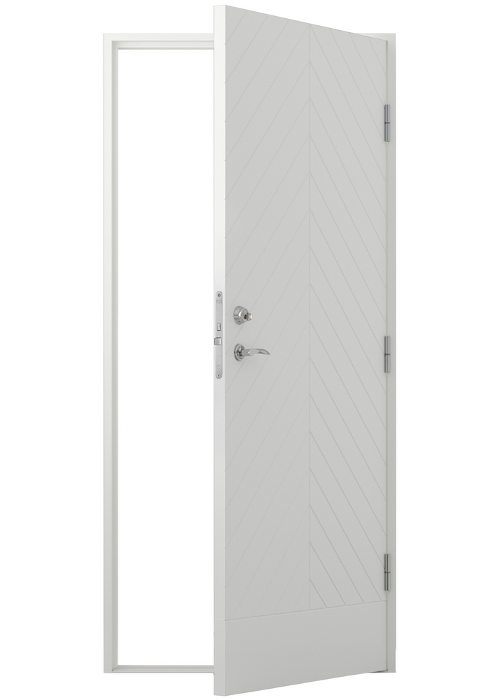 Ytterdörr Amelia - utan glas + Tryckespaket Ytterdörr Amelia - utan glas + Tryckespaket