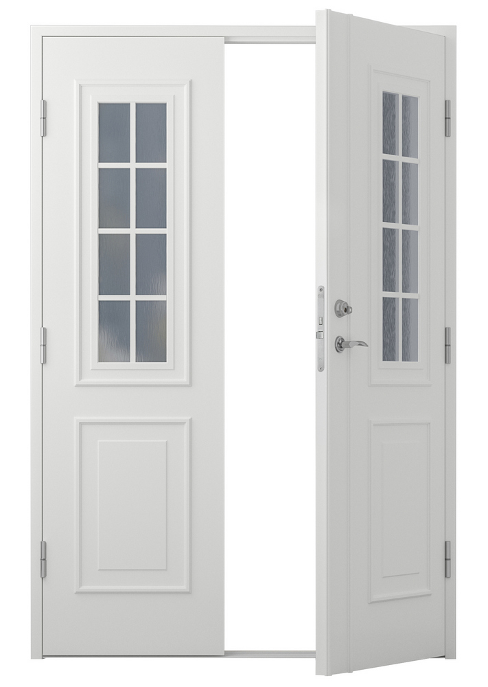 Parytterdörr Nathalie - Ytterdörr + Tryckespaket Parytterdörr Nathalie - Ytterdörr + Tryckespaket