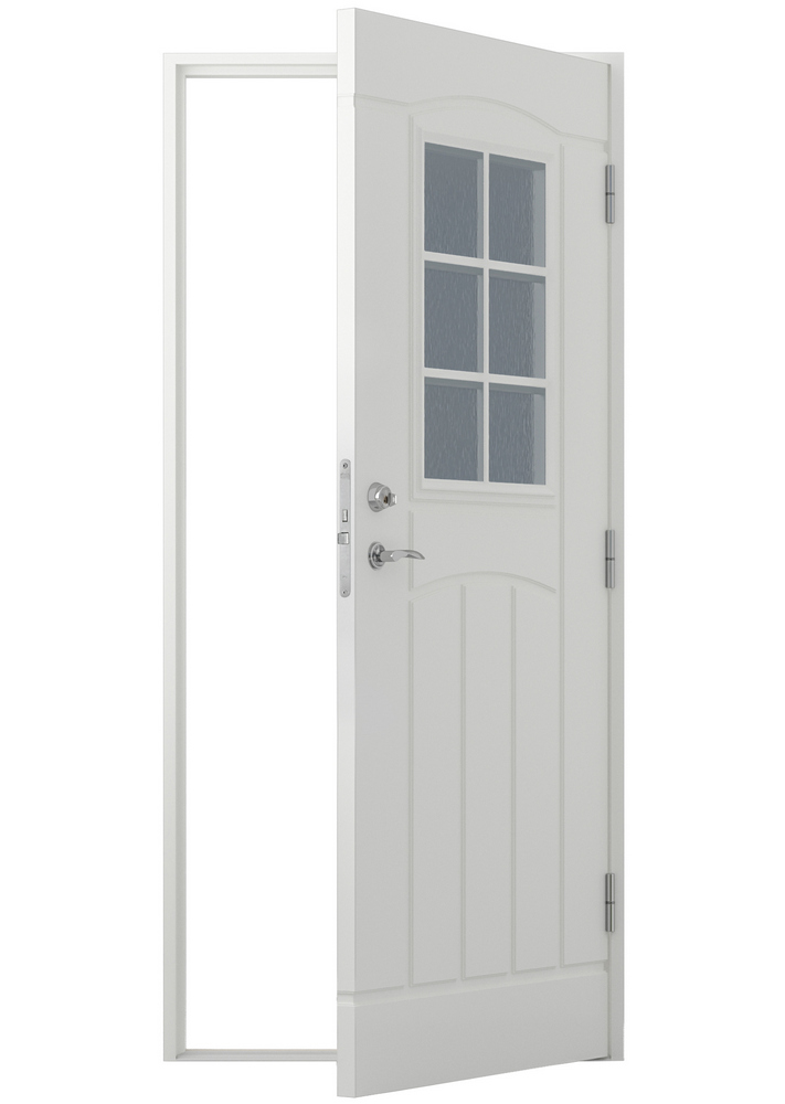 Ytterd�rr Everlyn - med f�nster + Karmhylsor