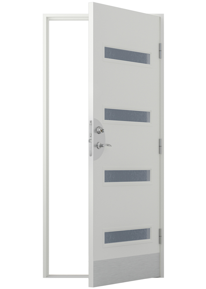 Ytterdörr Stephanie - med flera fönster + Tryckespaket Ytterdörr Stephanie - med flera fönster + Tryckespaket