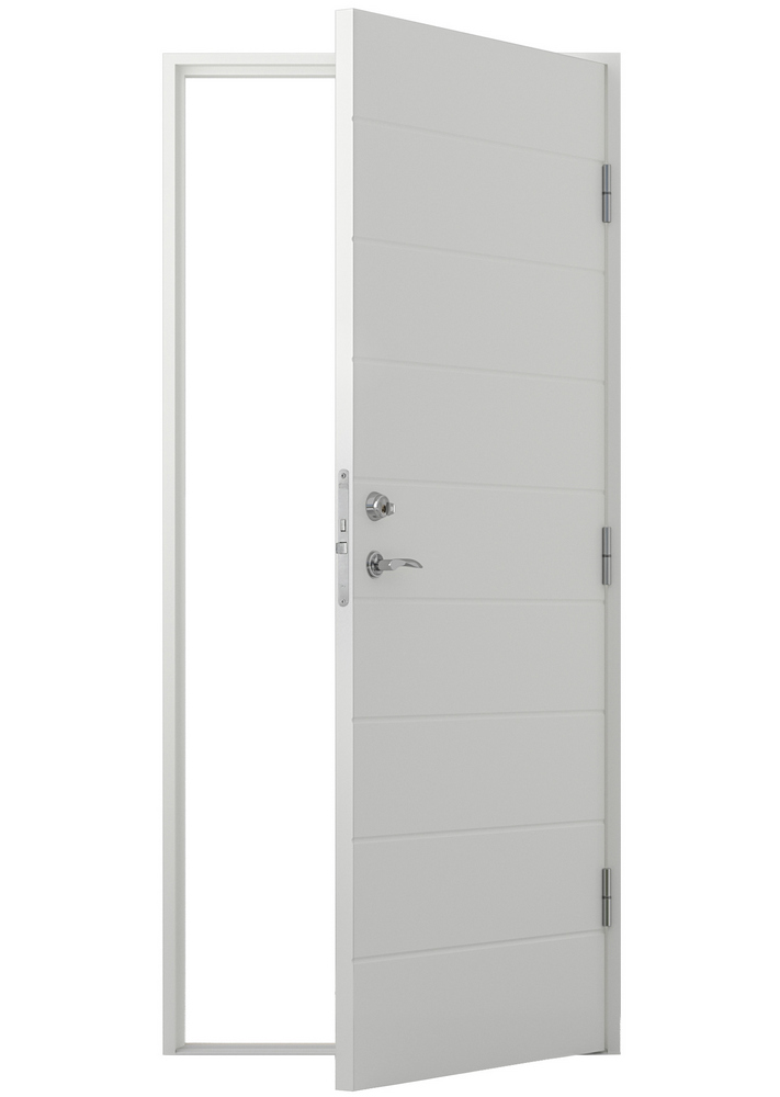 Ytterdörr Patricia - utan glas + Tryckespaket Ytterdörr Patricia - utan glas + Tryckespaket