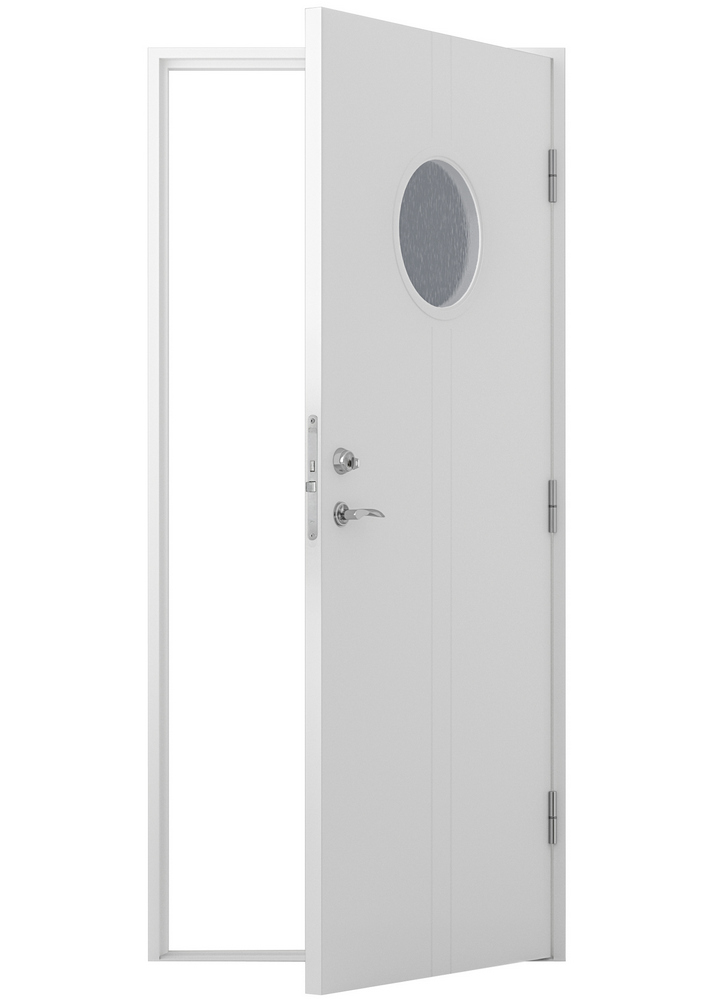 Ytterdörr Oknö - med glas + Tryckespaket Ytterdörr Oknö - med glas + Tryckespaket