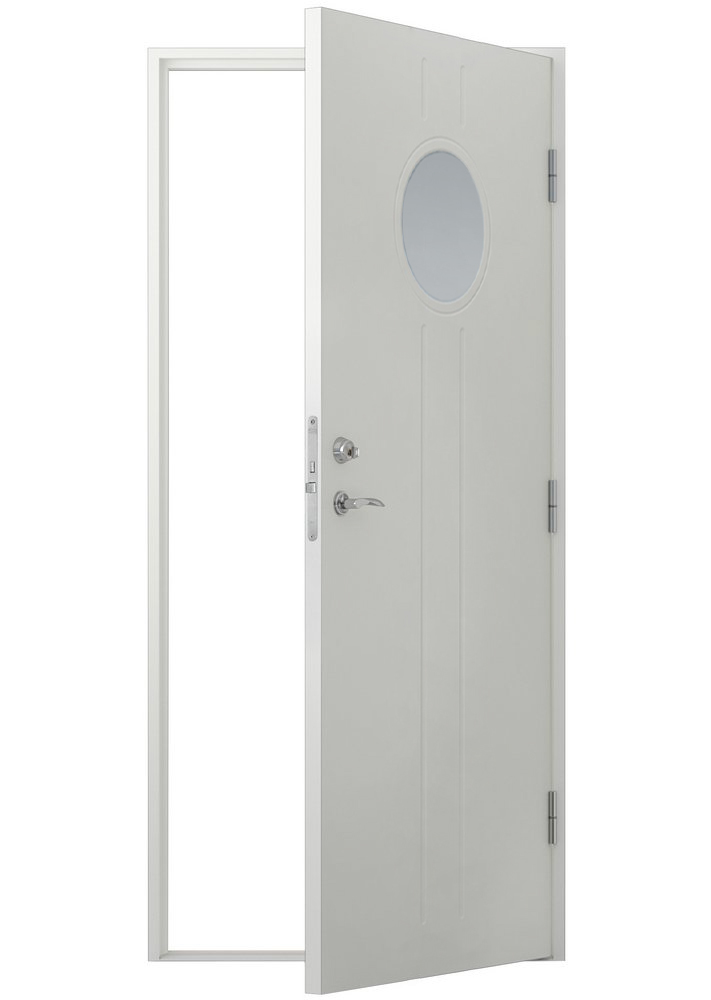 Ytterdörr Moa - med glas + Tryckespaket Ytterdörr Moa - med glas + Tryckespaket