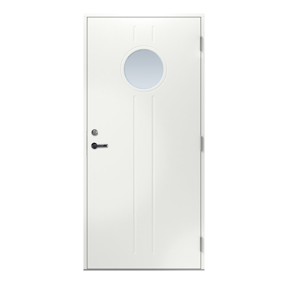 Ytterdörr Moa - med glas + Tryckespaket Ytterdörr Moa - med glas + Tryckespaket