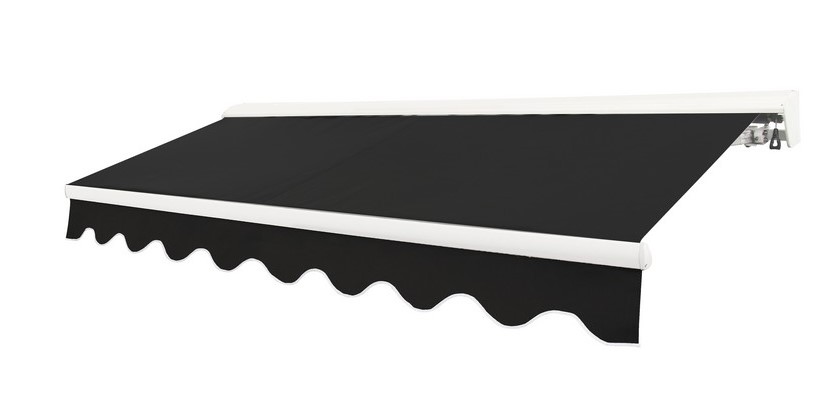 Terrassmarkis med motor - 3 x 2,5 m - Svart Terrassmarkis med motor - 3 x 2,5 m - Svart