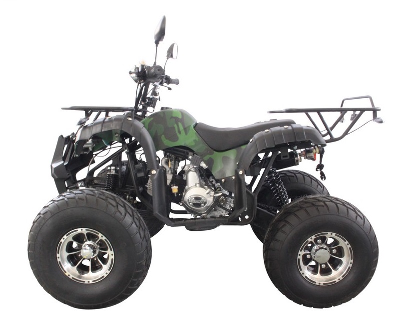 Fyrhjuling - Grn/camo + Lsktting