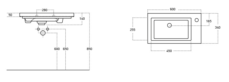 Badrumsm�bler Status - H�gglans vit