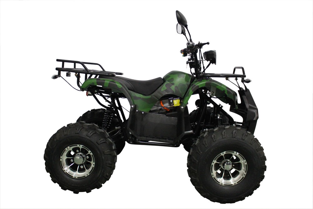 Elektrisk Fyrhjuling - Grn/camo