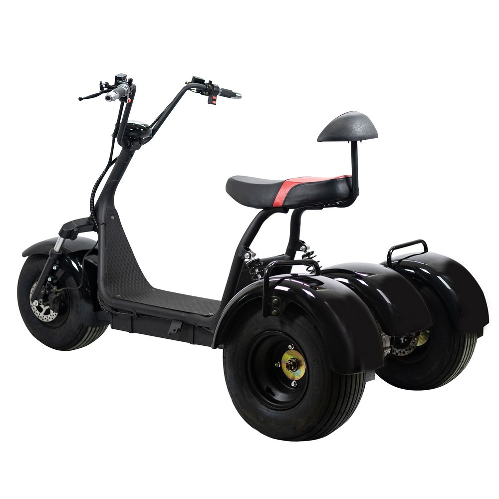 Elscooter Trehjuling - CityCoco 1200W + Lsktting