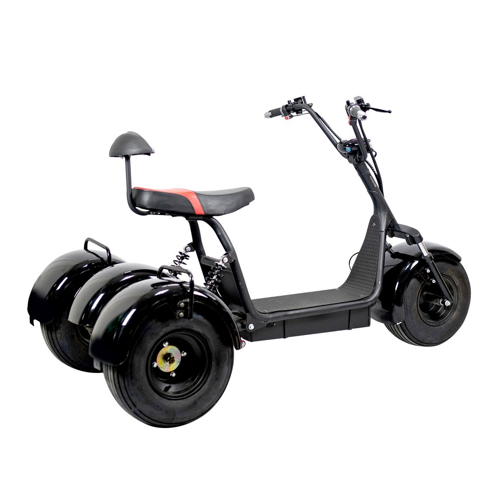 Elscooter Trehjuling - CityCoco 1200W + Lsktting