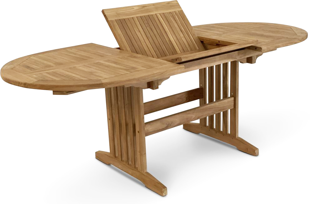 Saltö - ovalt matbord i teak som går att förlänga 150-210 cm Saltö - ovalt matbord i teak som går att förlänga 150-210 cm