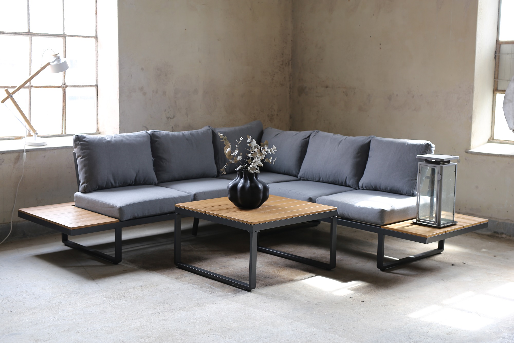 Oregon - Loungegrupp i Aluminium & polywood