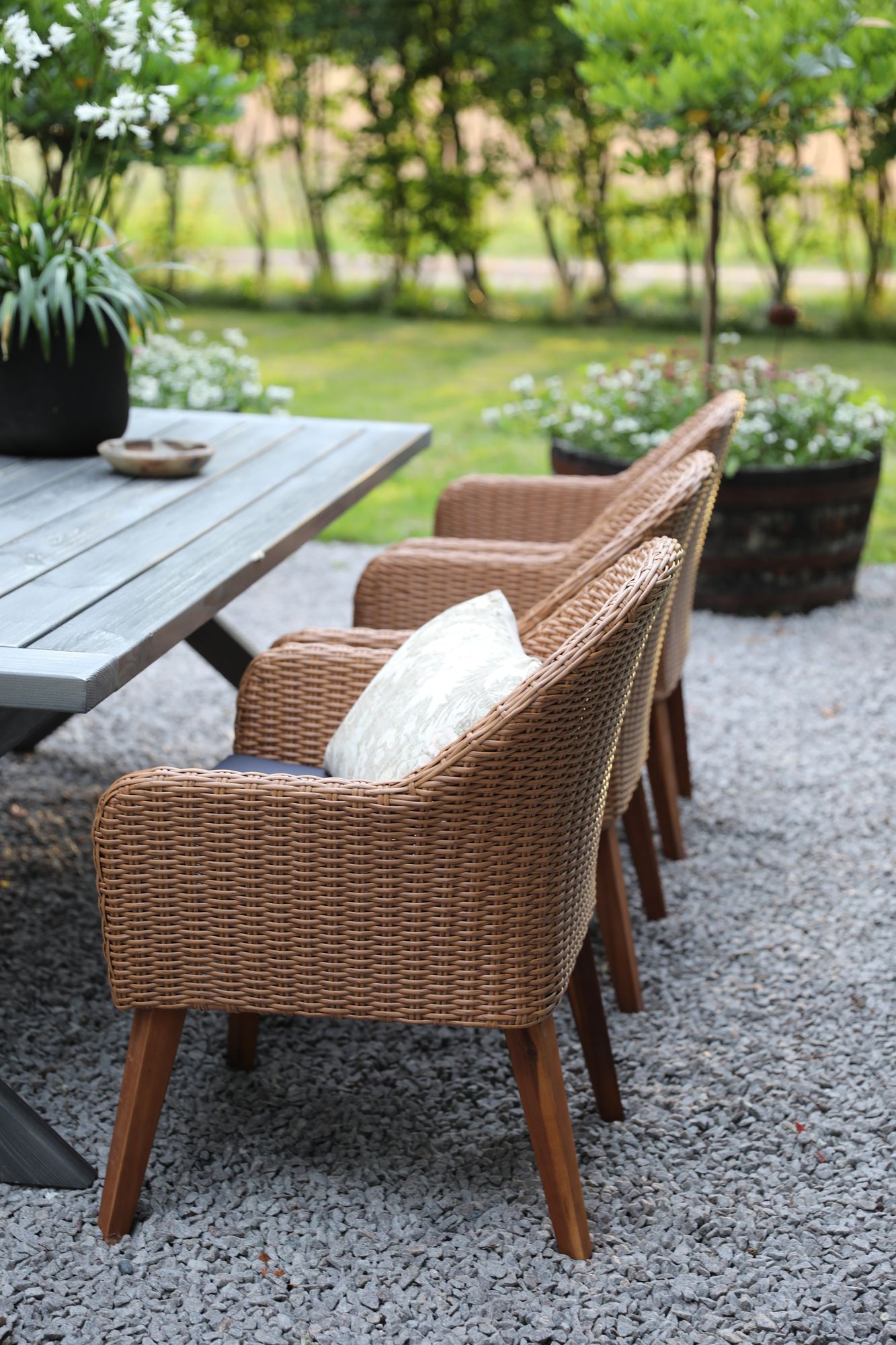 Oxford - utemöbelgrupp 220 cm Grå/Brun Oxford - utemöbelgrupp 220 cm Grå/Brun