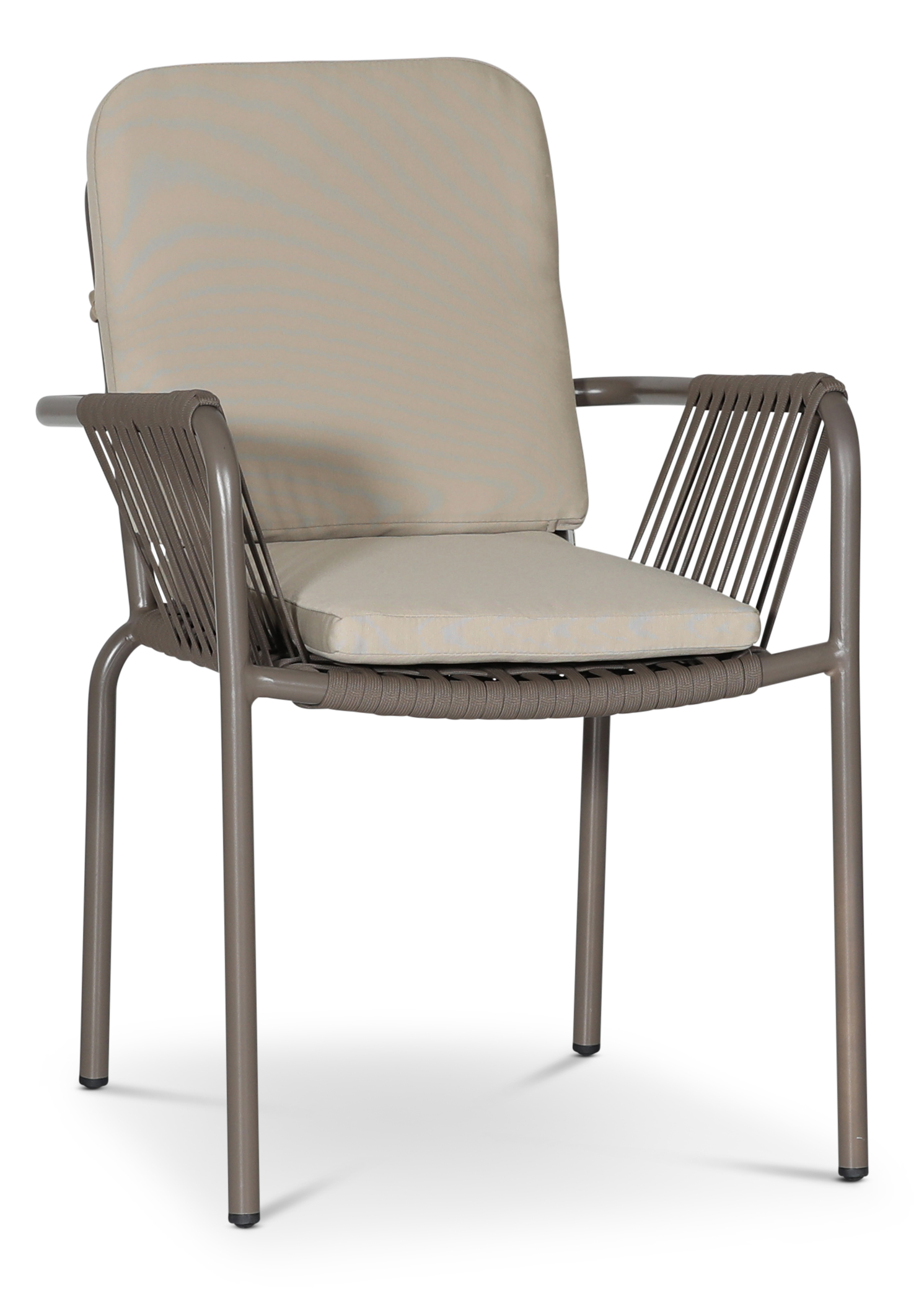 Lincoln stol - Grå med beige dyna Lincoln stol - Grå med beige dyna