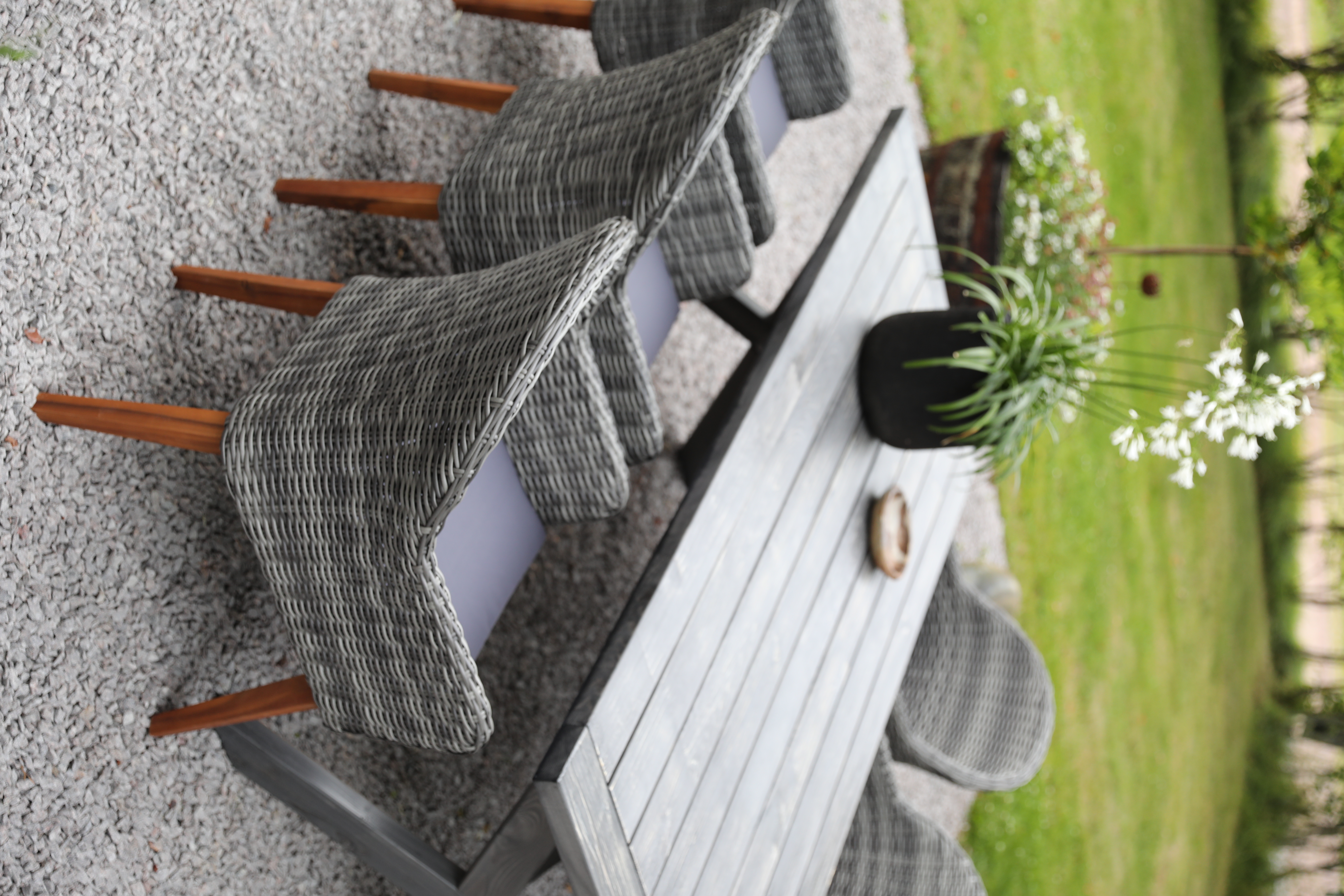 Oxford - Utemöbelgrupp 220 Grå Oxford - Utemöbelgrupp 220 Grå