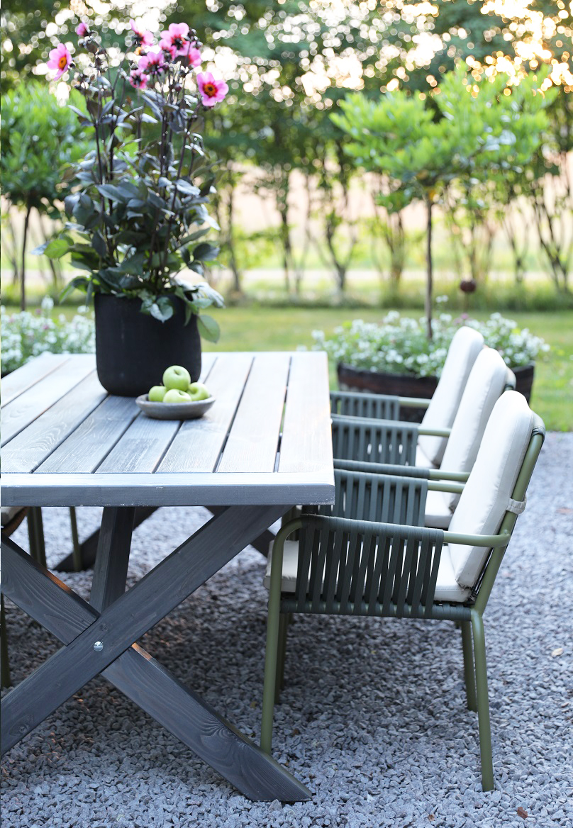 Oxford - Utemöbelgrupp 220 Grå/Grön Oxford - Utemöbelgrupp 220 Grå/Grön