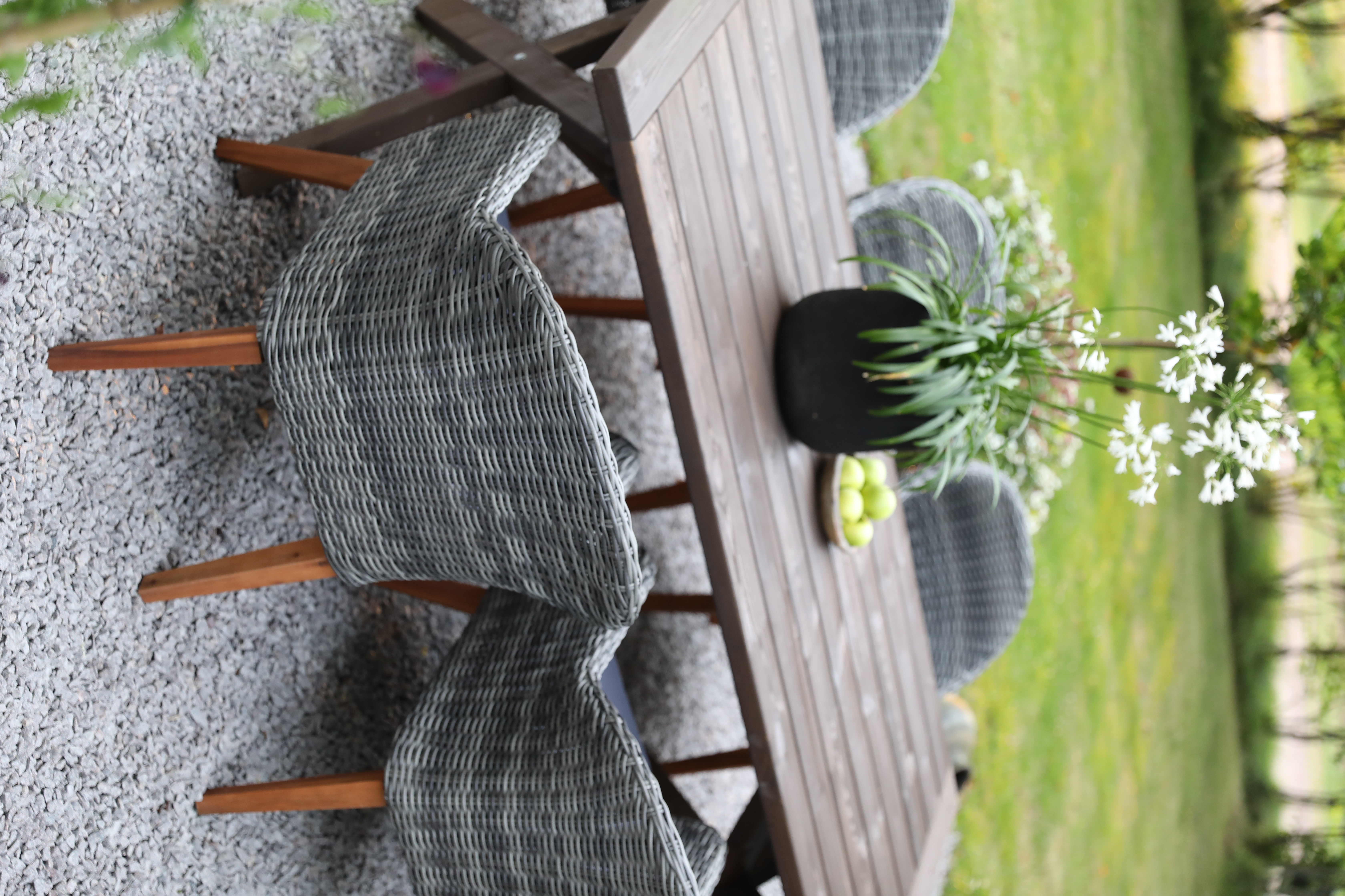 Oxford - Utemöbelgrupp 220 cm Brun/Grå Oxford - Utemöbelgrupp 220 cm Brun/Grå