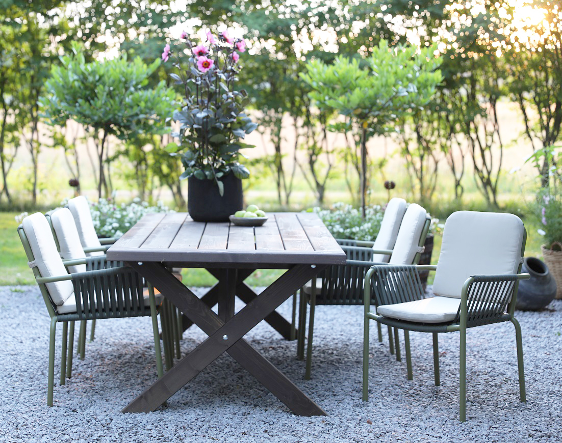 Oxford utemöbelgrupp 220 Brun/Grön Oxford utemöbelgrupp 220 Brun/Grön