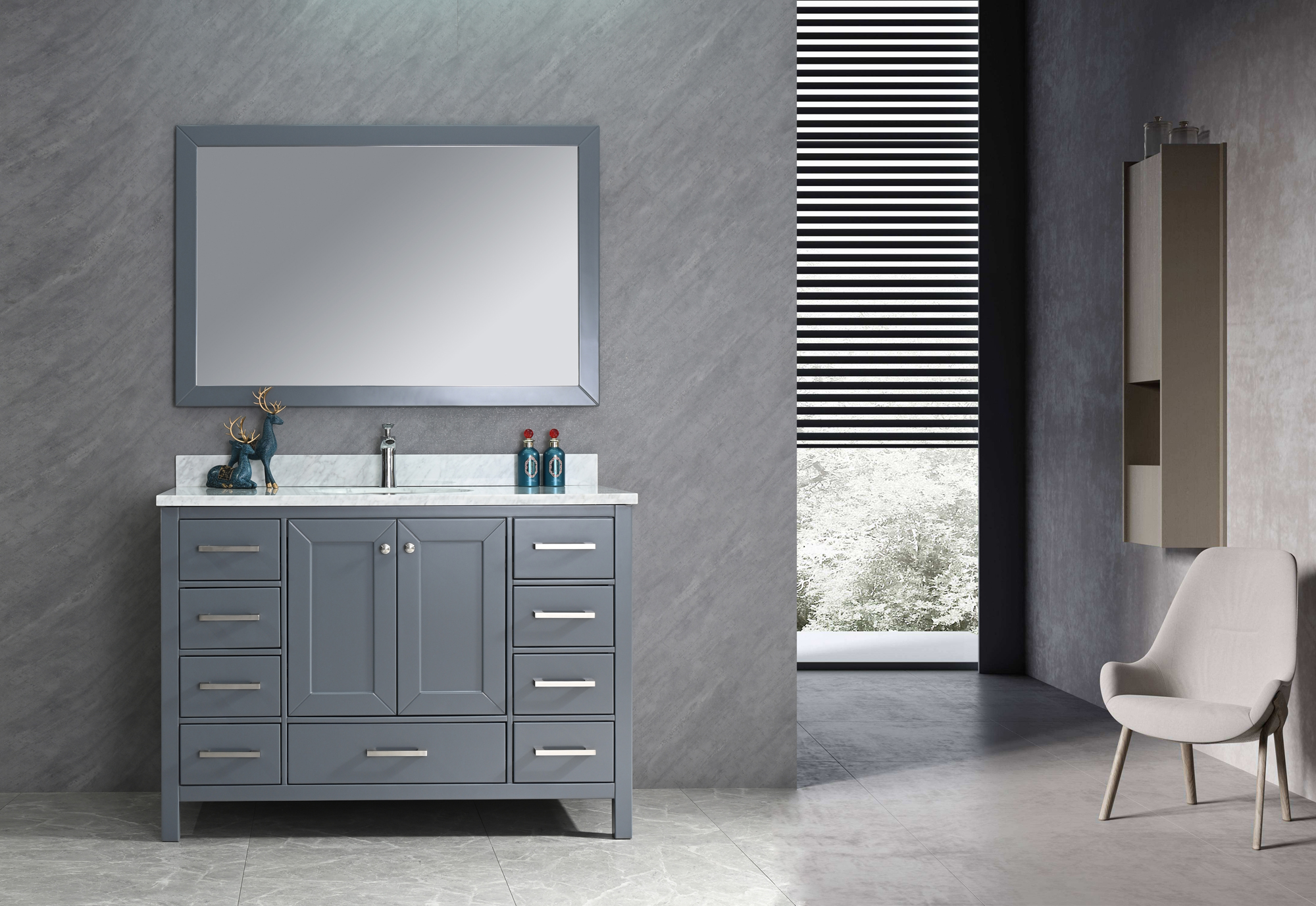 Badrumsmöbler Serenity - Grå Badrumsmöbler Serenity - Grå