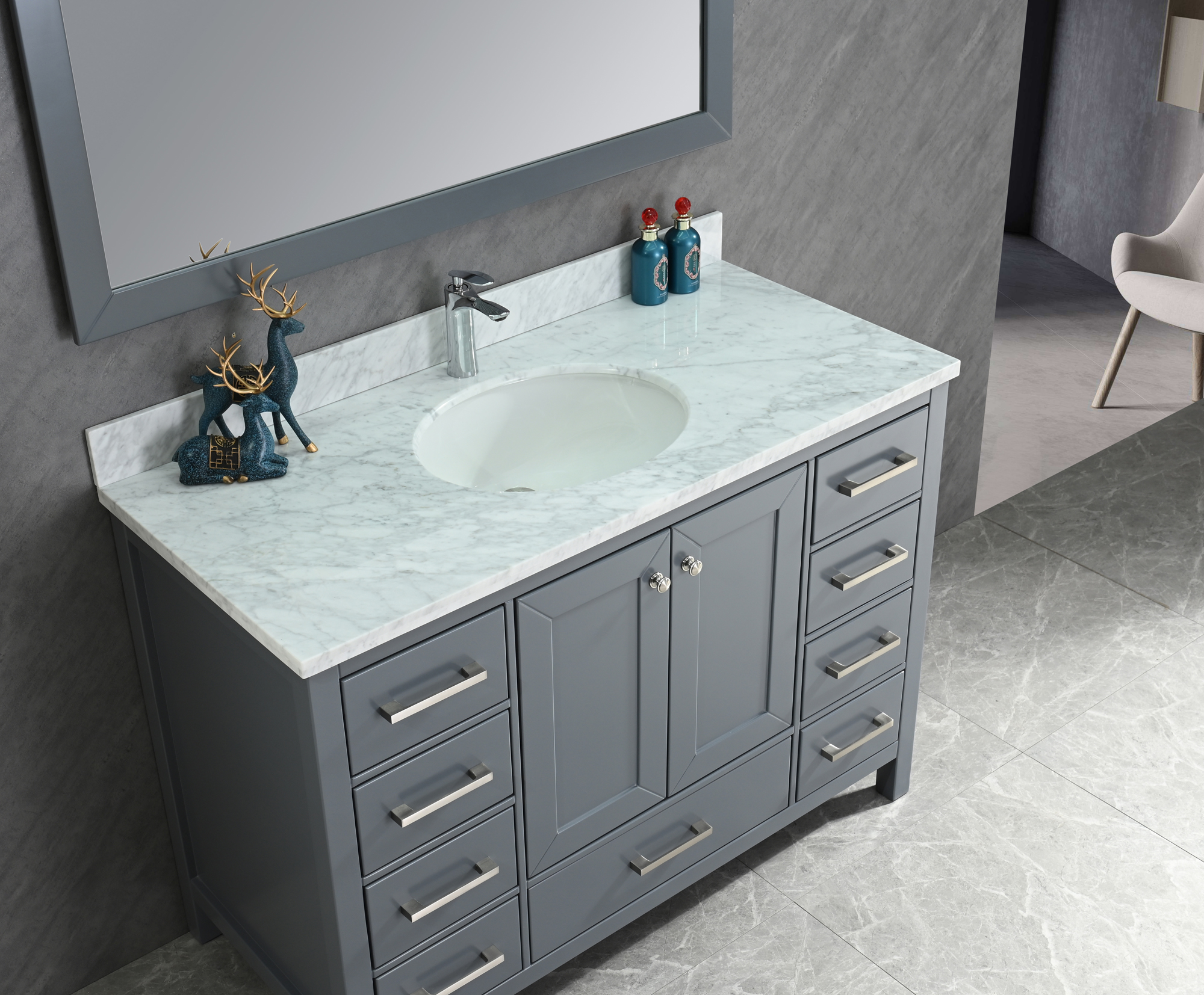 Badrumsmöbler Serenity - Grå Badrumsmöbler Serenity - Grå