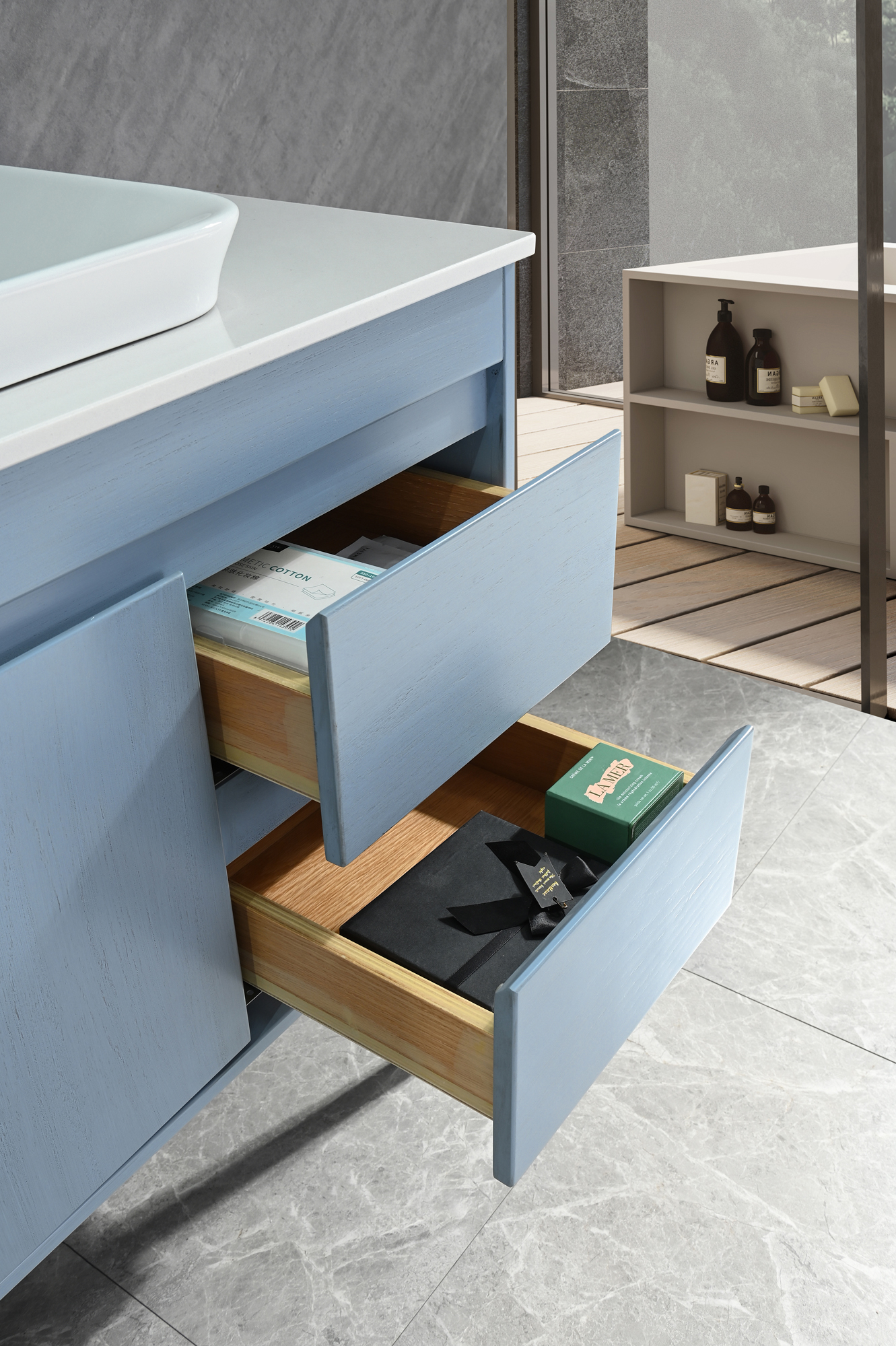 Badezimmermöbel Melina - Hellblau Badezimmermöbel Melina - Hellblau