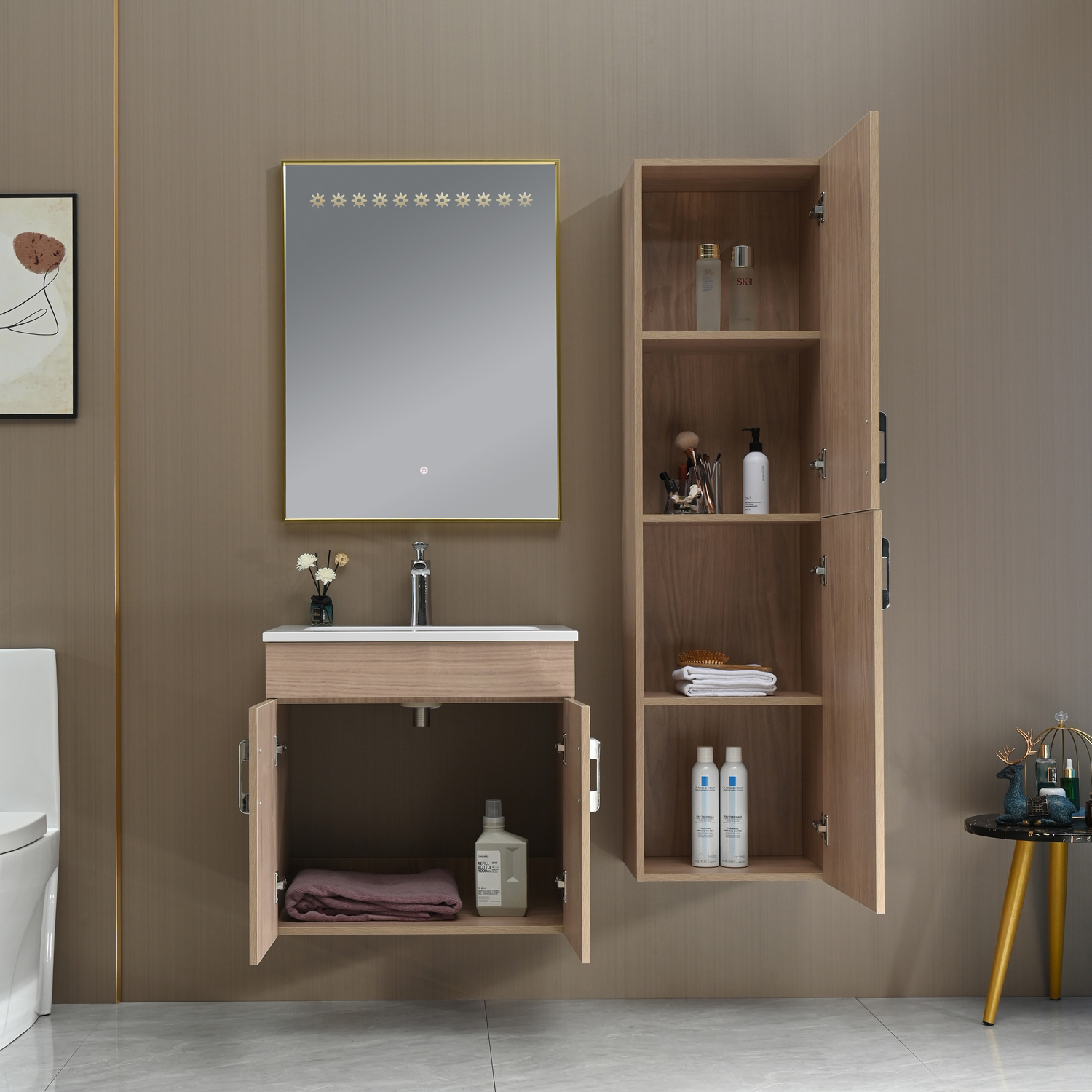 Badrumsmöbler Wood Haven - Ljus trä Badrumsmöbler Wood Haven - Ljus trä