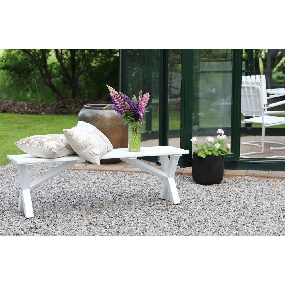 Scottsdale bnk 140 cm - Vit