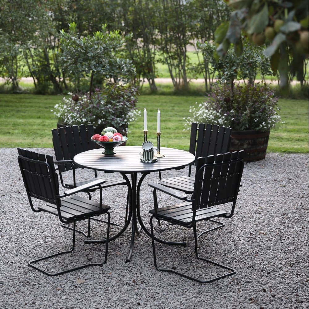 Matgrupp . Vaxholm i fjderstl | svart