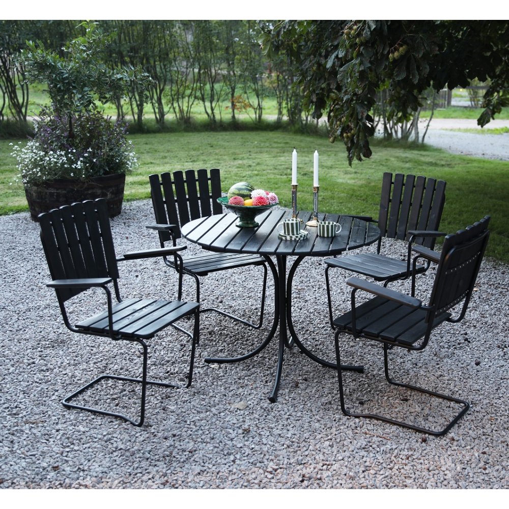 Matgrupp . Vaxholm i fjderstl | svart