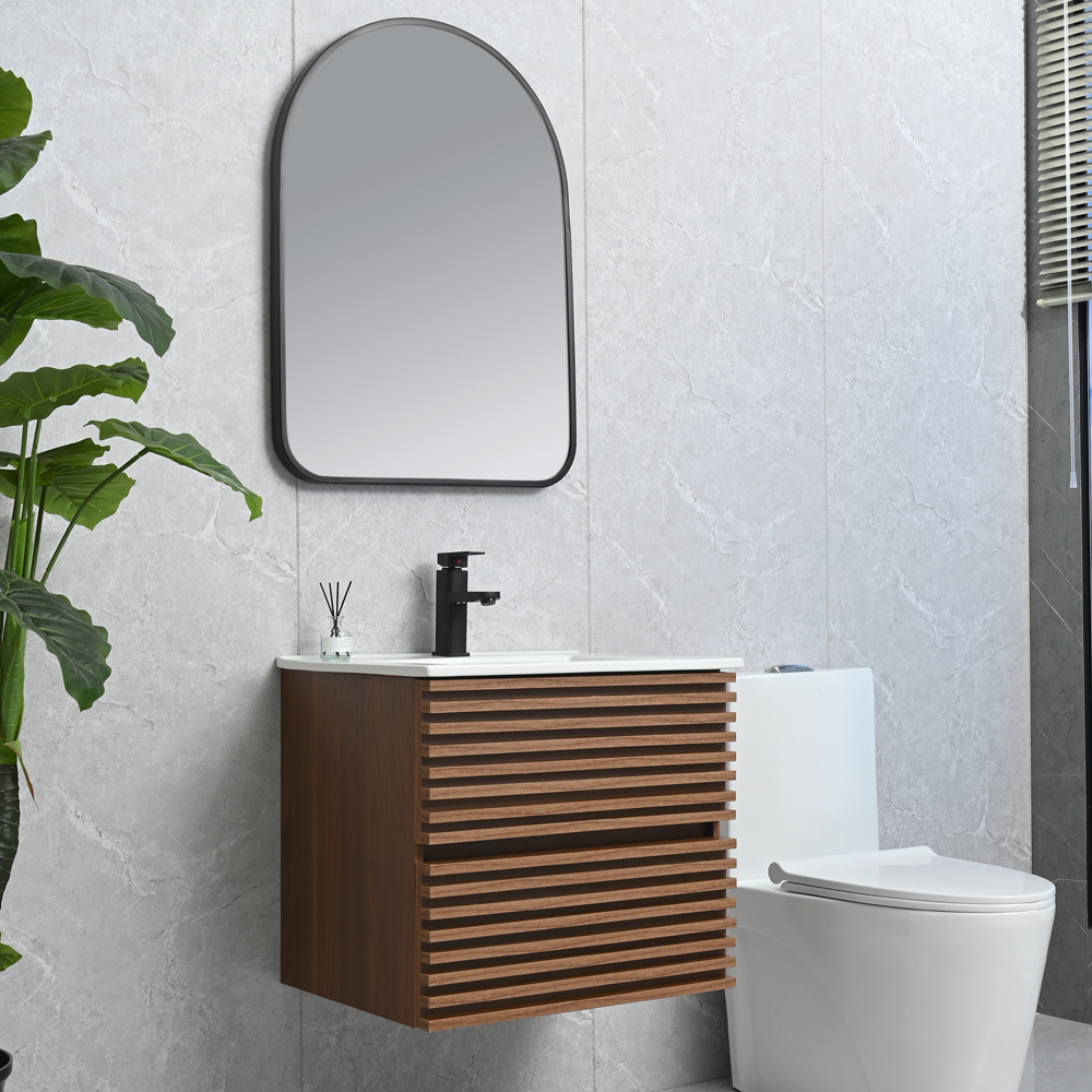 Badrumsmöbler Venedig 60 cm - Mörk trä Badrumsmöbler Venedig 60 cm - Mörk trä