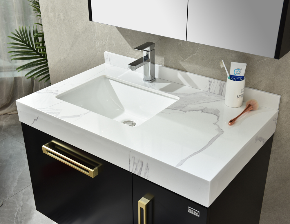 Badezimmermöbel Acapulco - Schwarz & Messing Badezimmermöbel Acapulco - Schwarz & Messing