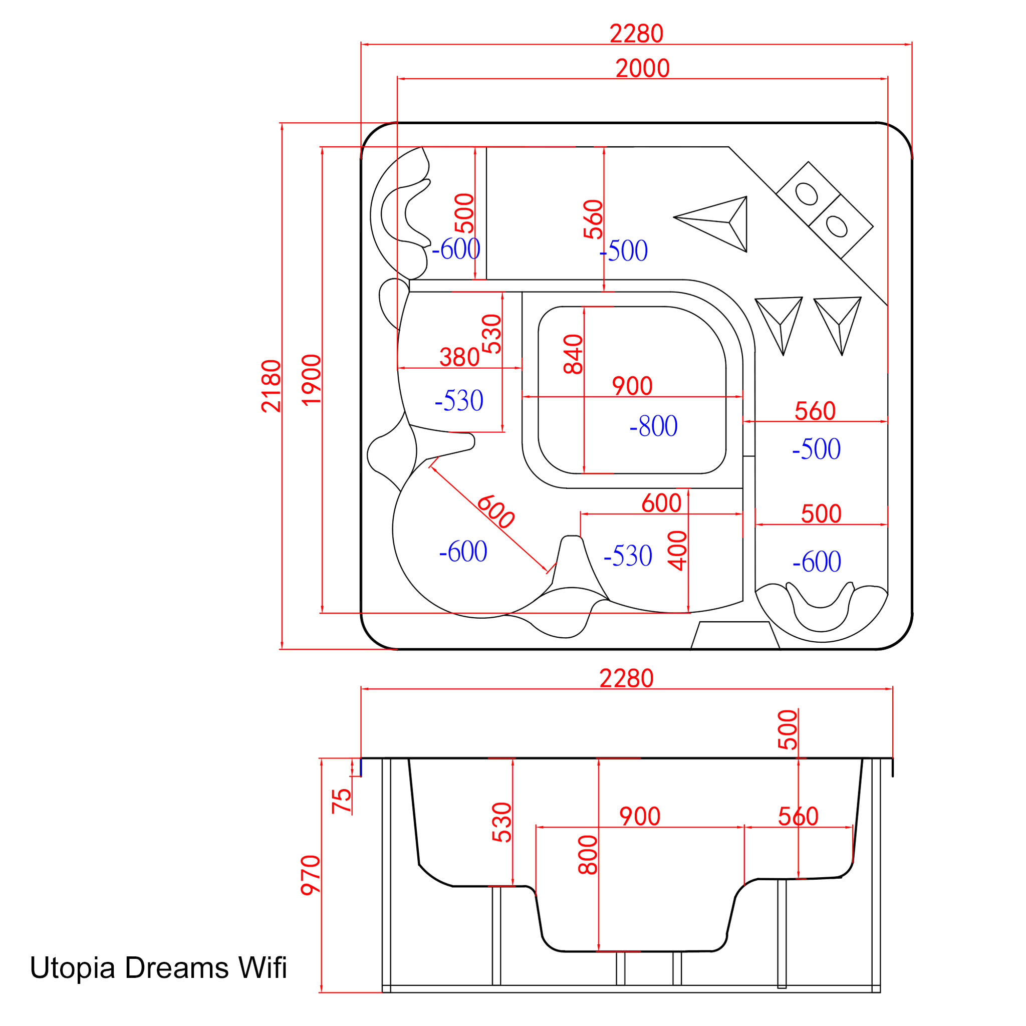 Spabad Utopia Dreams - 5 personer Spabad Utopia Dreams - 5 personer