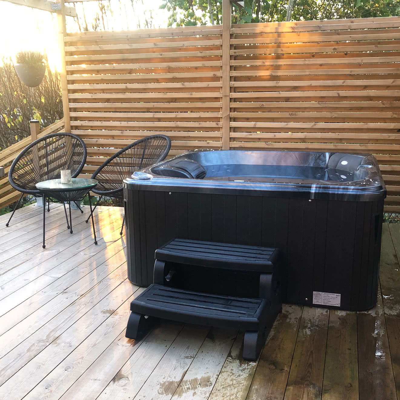 Spabad Foibe Blackline - 4 personer - Balboa VL260 Spabad Foibe Blackline - 4 personer - Balboa VL260