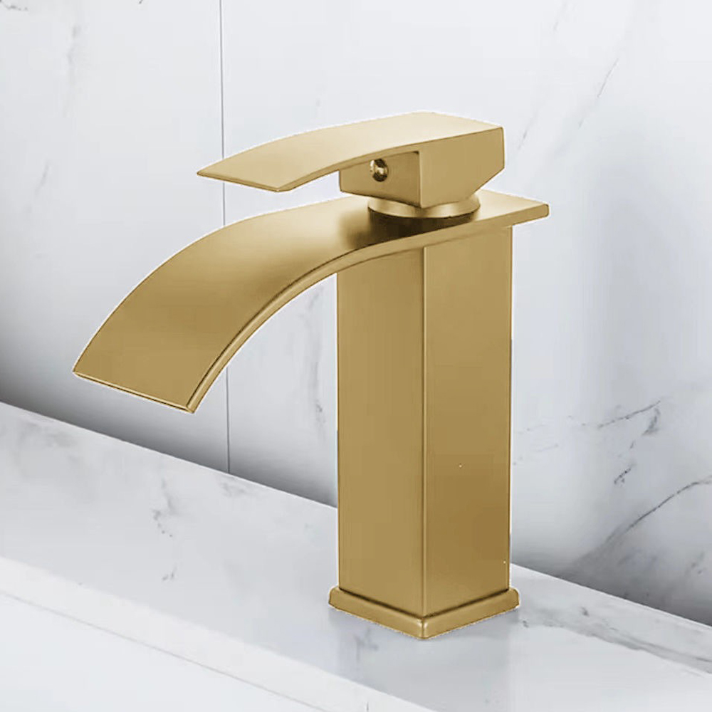 Tvättställsblandare Poppy - Guld Tvättställsblandare Poppy - Guld