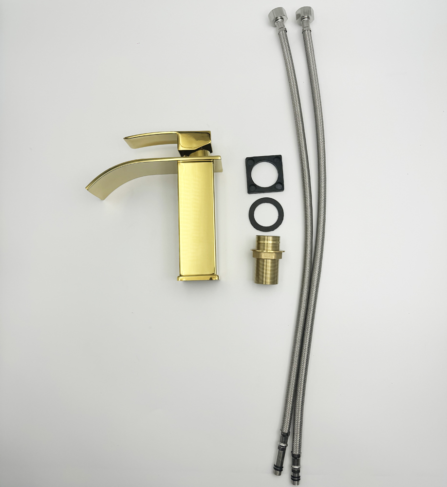 Tvättställsblandare Poppy - Guld Tvättställsblandare Poppy - Guld