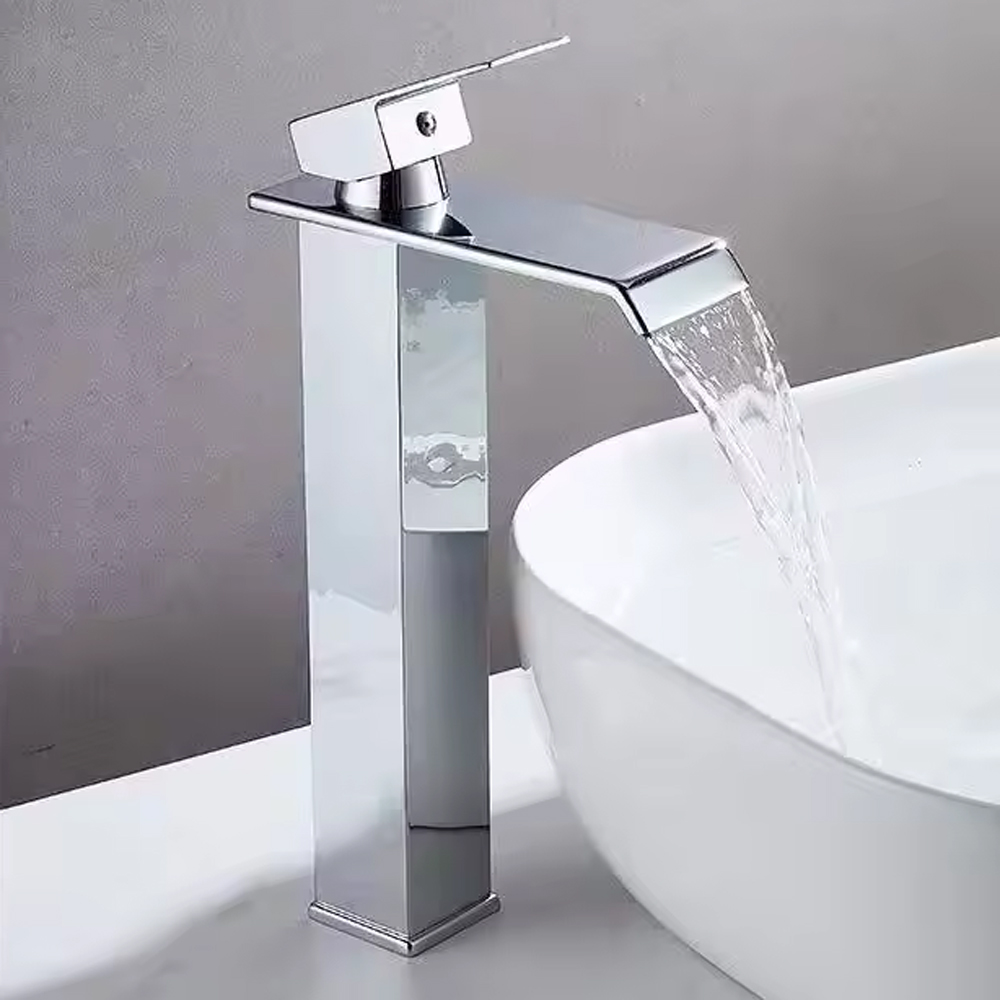 Tvättställsblandare - Orchid | Hög pip | Krom Tvättställsblandare - Orchid | Hög pip | Krom