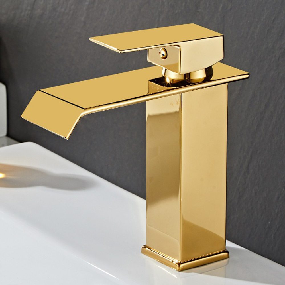 Tvättställsblandare Orchid - Guld Tvättställsblandare Orchid - Guld