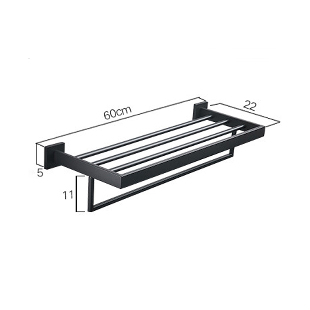 Handtuchhalter XL - Schwarz