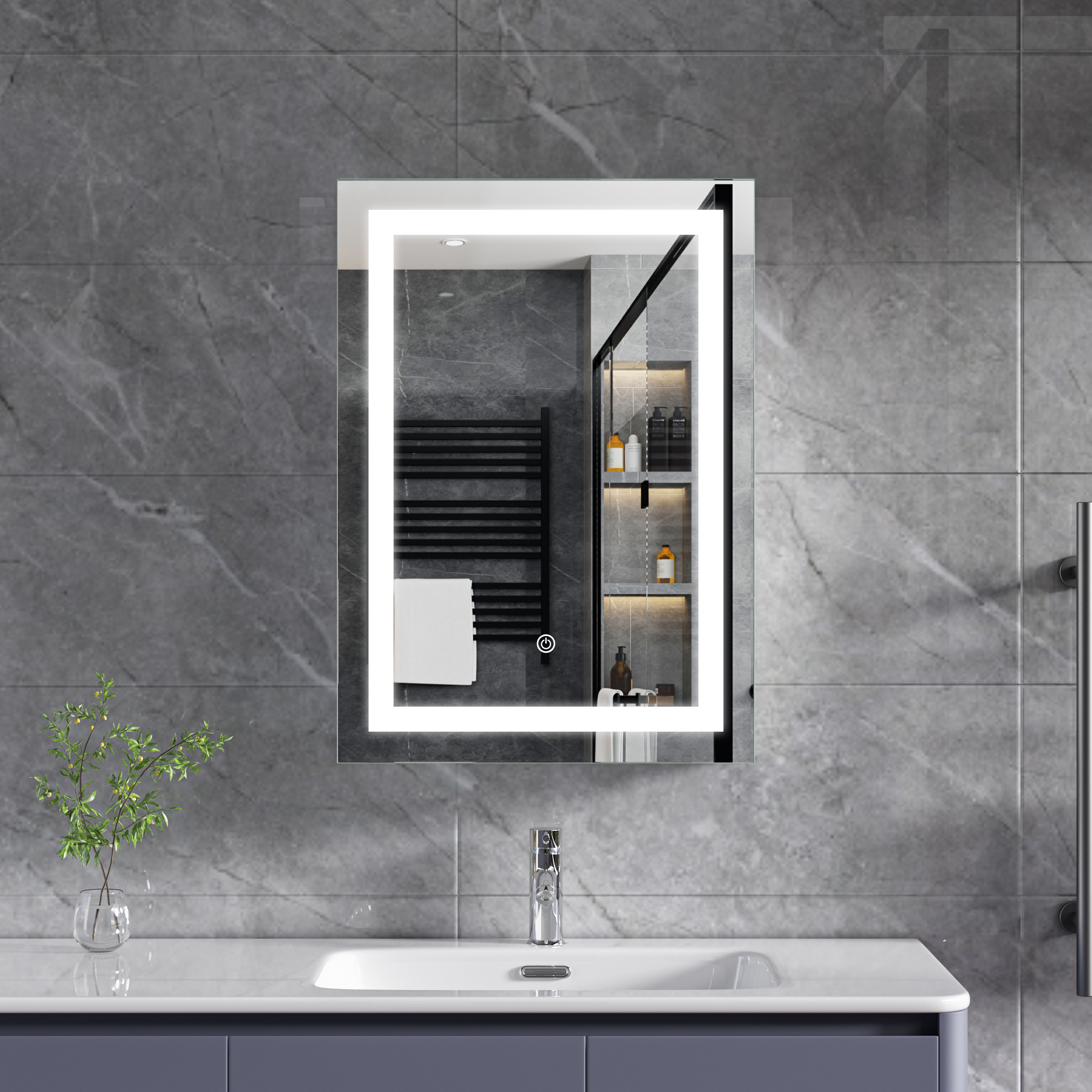 Spegelskåp Nova med belysning - 50 cm Spegelskåp Nova med belysning - 50 cm