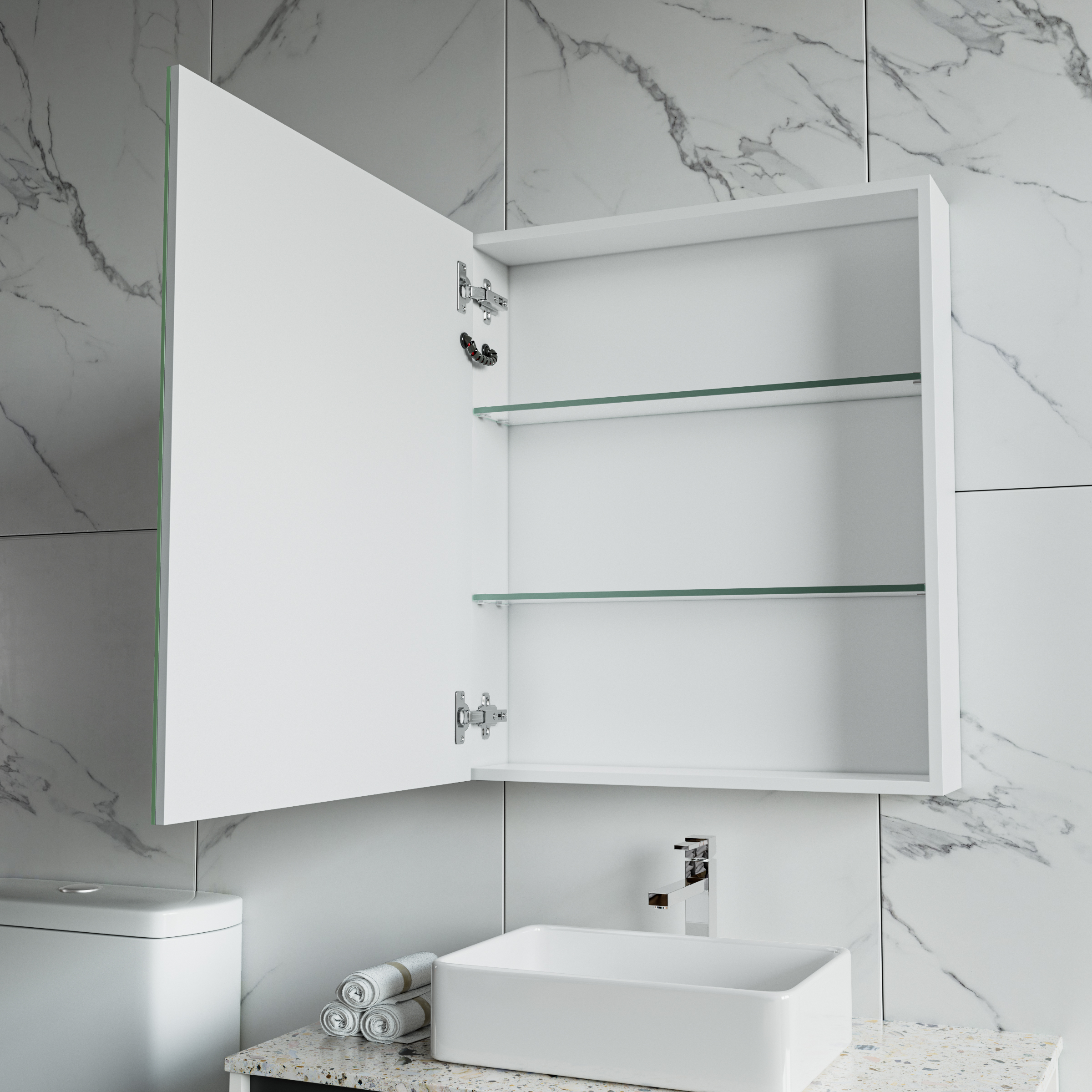 Spegelskåp Ray med belysning - 60 cm Spegelskåp Ray med belysning - 60 cm