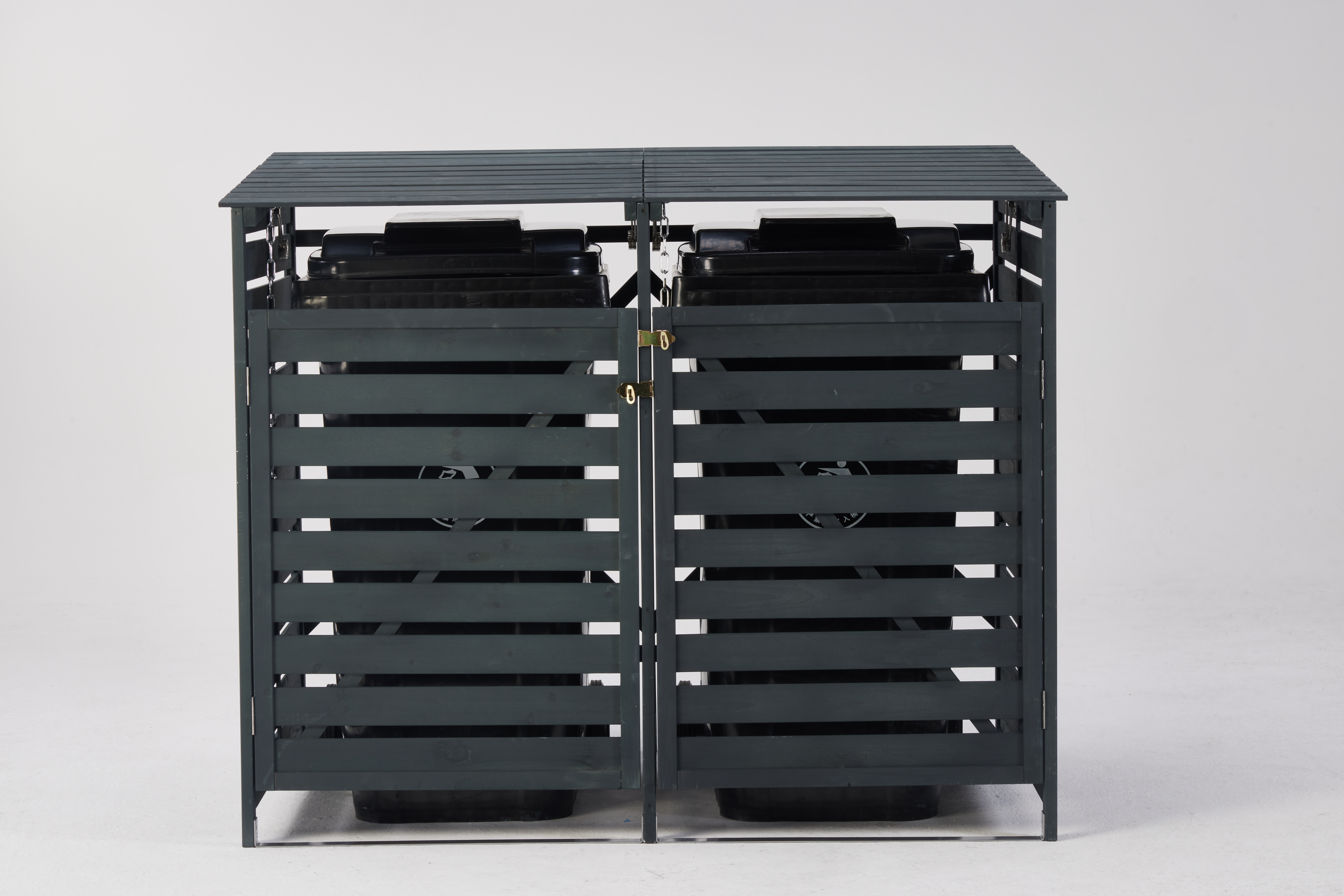 Sopförråd i trä | Grå Sopförråd i trä | Grå