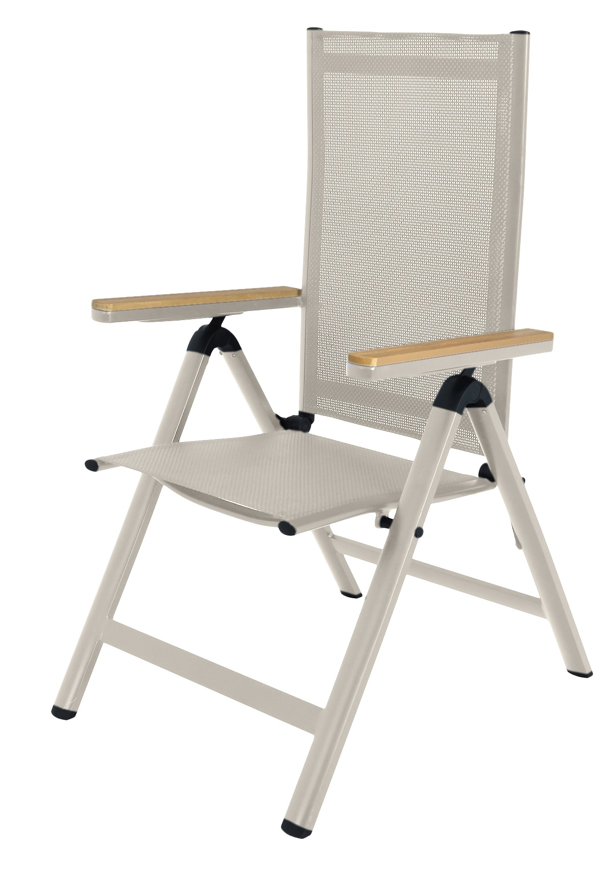 Svea positionsstol beige textilene med armstöd i ek-aintwood Svea positionsstol beige textilene med armstöd i ek-aintwood