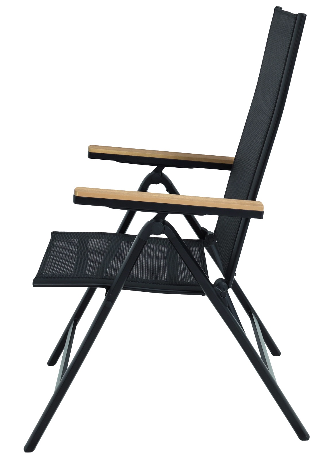 Svea positionsstol svart textilene med armstöd i ek-aintwood Svea positionsstol svart textilene med armstöd i ek-aintwood