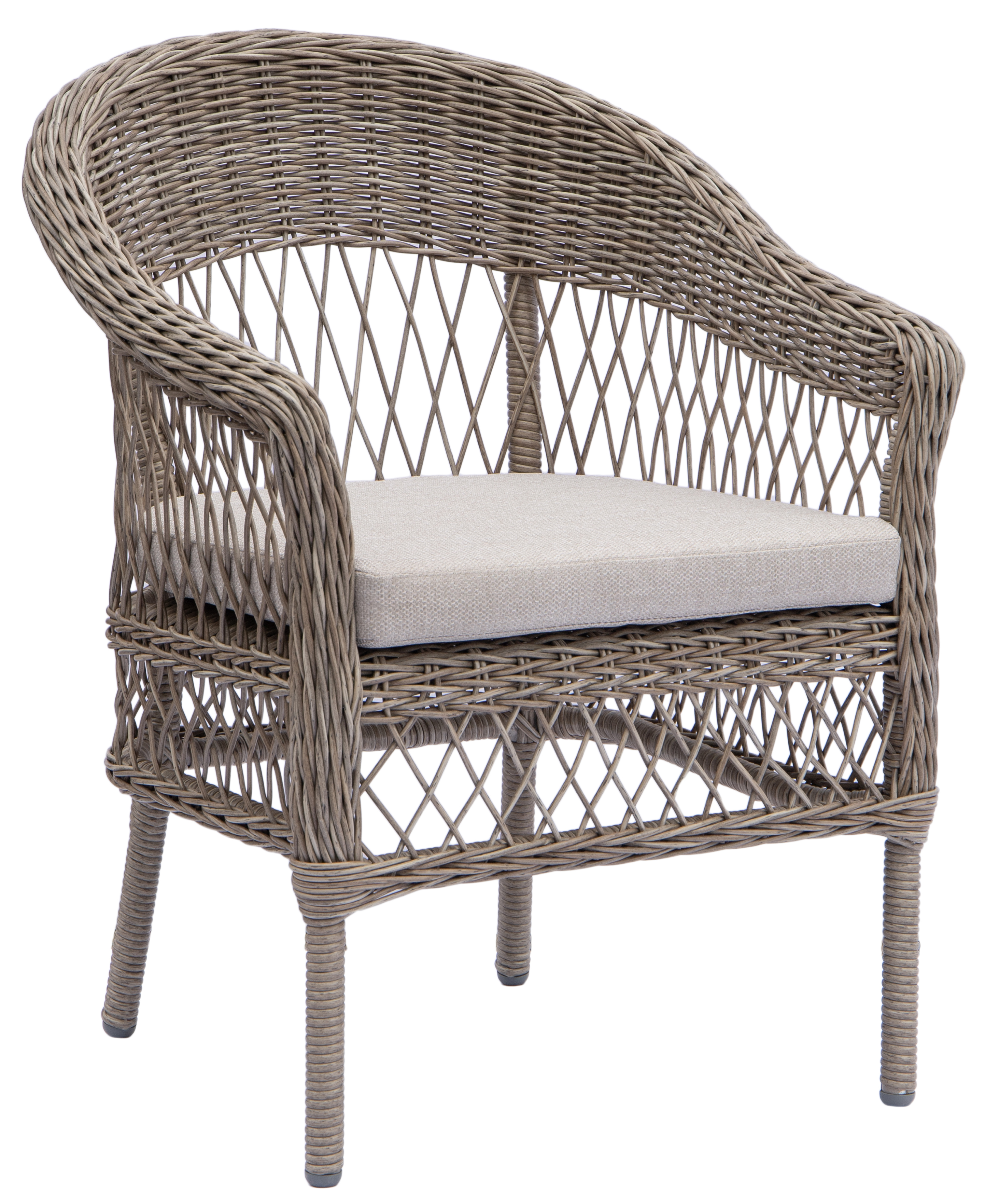 Holmön café set i konstrotting - Beige/vit Holmön café set i konstrotting - Beige/vit